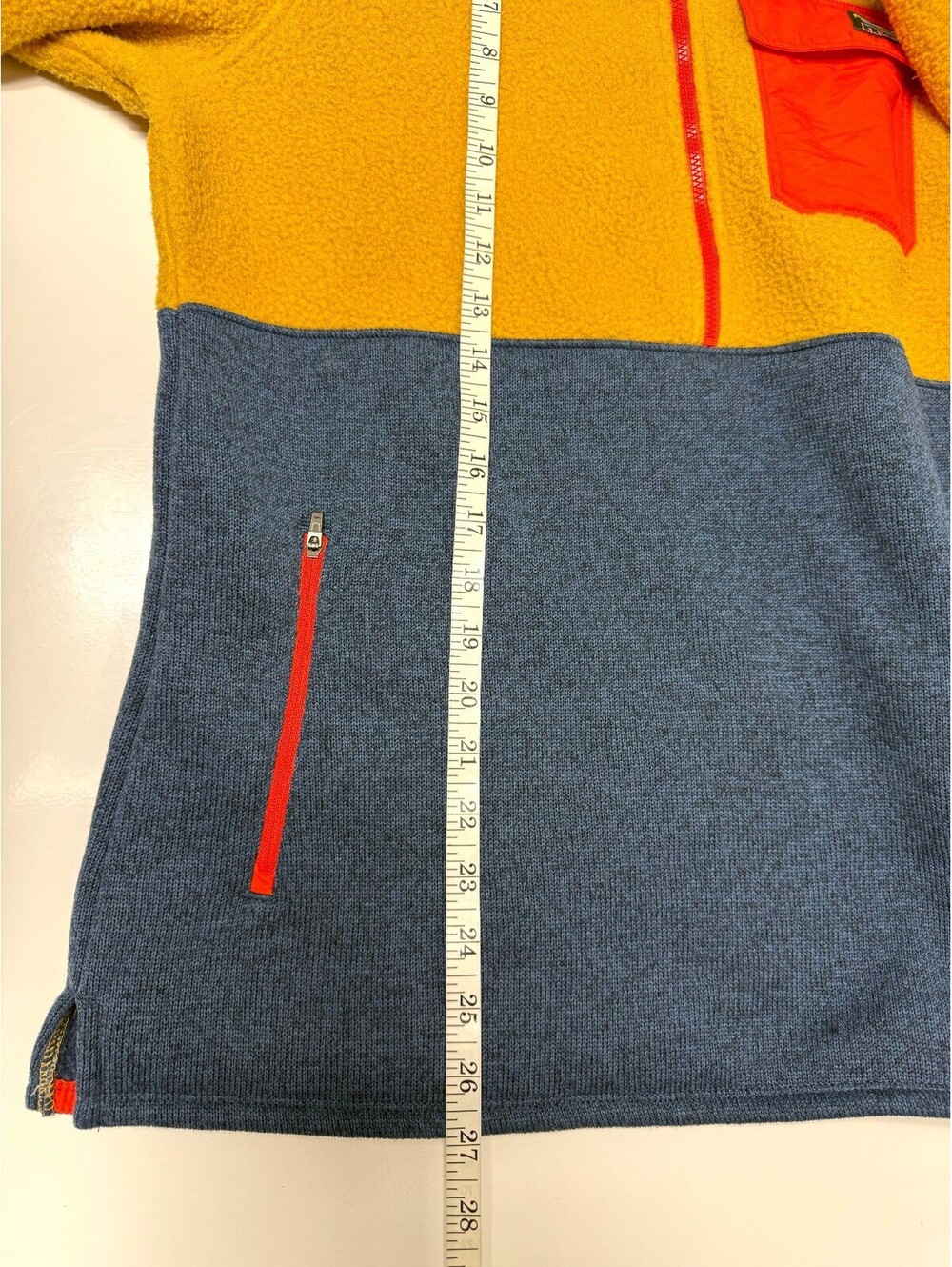 L.L.Bean Sweater Fleece Sherpa Hybrid Pullover - Picture 10 of 10